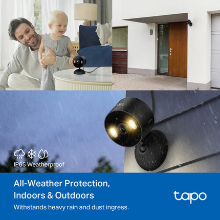 TP-Link Tapo C104 Cámara Wi-Fi Exterior 1080p 30fps Visión Nocturna 40'
