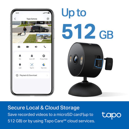 TP-Link Tapo C104 Cámara Wi-Fi Exterior 1080p 30fps Visión Nocturna 40'