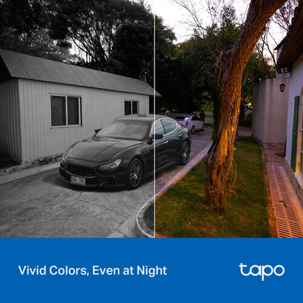 TP-Link Tapo C246D Cámara de seguridad exterior con doble sensor 2K visión nocturna y zoom panorámico
