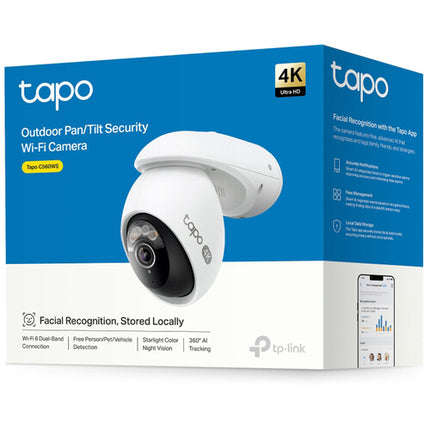 TP-Link Tapo C560WS Cámara de Seguridad Wi-Fi Exterior UHD 4K 25fps Visión Nocturna 30m