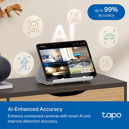 TP-Link Tapo H500 Base Inteligente para Hogar 16GB Almacenamiento 110dB Sirena