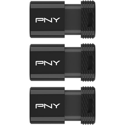 PNY 64GB Elite-X Fit USB-C 3.2 Gen 1 Memoria Flash 200 MB/s 3-Pack
