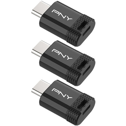 PNY 64GB Elite-X Fit USB-C 3.2 Gen 1 Memoria Flash 200 MB/s 3-Pack