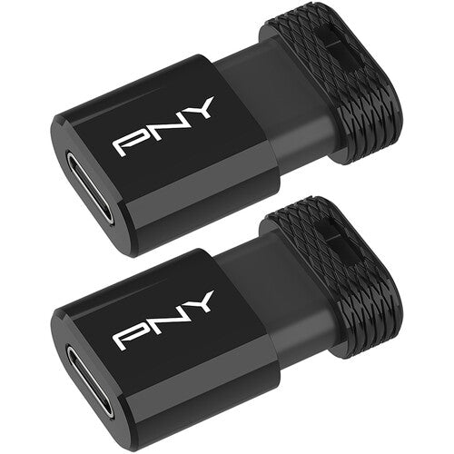 PNY 128GB Elite-X Fit USB-C 3.2 Gen 1 Unidad Flash 200MB/s 2-Pack