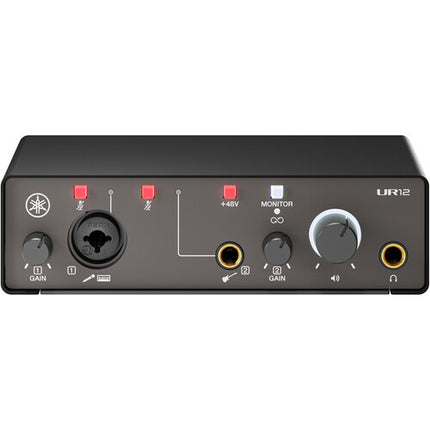Yamaha UR12MK3 Interfaz de Audio USB-C 2x2 24-Bit 192 kHz Negro