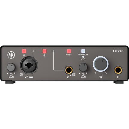 Yamaha UR12MK3 Interfaz de Audio USB-C 2x2 24-Bit 192 kHz Negro
