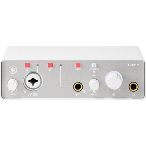Yamaha UR12MK3 interfaz de audio 2x2 USB-C 24 bits 192 kHz blanco