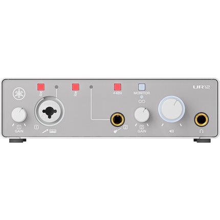 Yamaha UR12MK3 interfaz de audio 2x2 USB-C 24 bits 192 kHz blanco