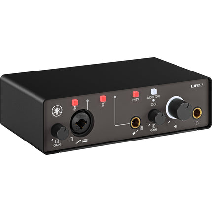 Yamaha UR12MK3 Interfaz de Audio USB-C 2x2 24-Bit 192 kHz Negro