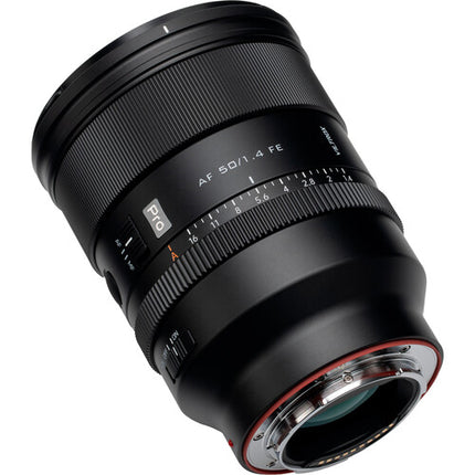Viltrox AF 50mm f1.4 FE Objetivo Full Frame Distancia 1.5' 77mm