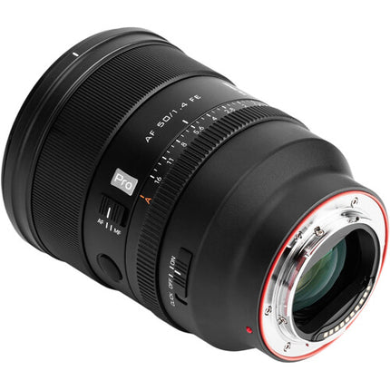 Viltrox AF 50mm f1.4 FE Objetivo Full Frame Distancia 1.5' 77mm
