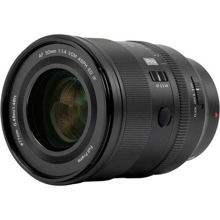 Viltrox AF 50mm f1.4 FE Objetivo Full Frame Distancia 1.5' 77mm
