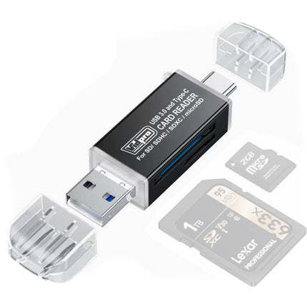 Vidpro CR-TC3 Lector de Tarjetas USB 3.0 SD y microSD UHS-I