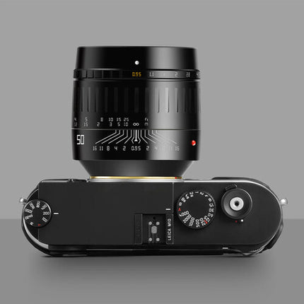 TTArtisan Objetivo 50mm f0.95 para Leica M Full Frame con Diafragma 14 hojas
