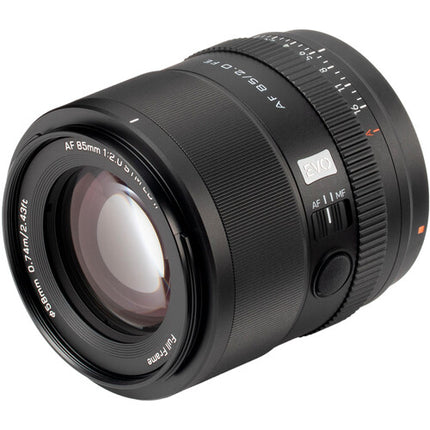 Viltrox AF 85mm f/2 EVO FE Lente para Sony E con Autofocus y Distancia Mínima 2.43'