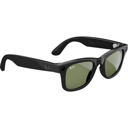 Meta Ray-Ban Wayfarer Gafas Negras 12MP 32GB Ultrawide Cámara