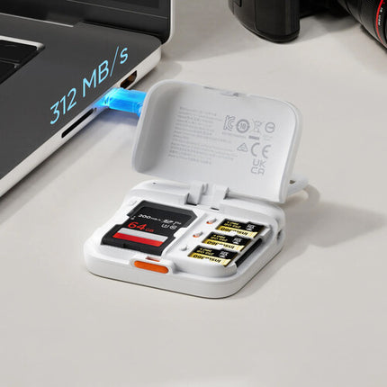 Insta360 Lector de Tarjetas 2 en 1 y Estuche Compatible MagSafe USB-C