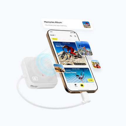 Insta360 Lector de Tarjetas 2 en 1 y Estuche Compatible MagSafe USB-C