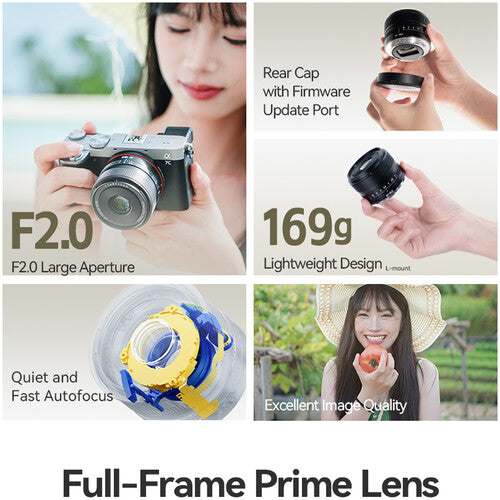 TTArtisan AF 40mm f/2 Objetivo para Montura L Distancia mínima 15.7"