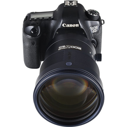 Venus Optics 200mm f2 Teleobjetivo Prime Canon EF F2 a F22 y Arca-Type