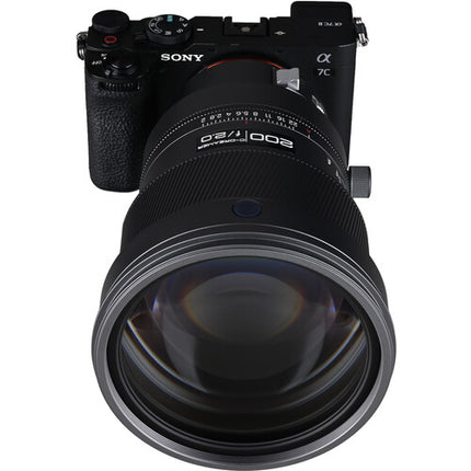 Venus Optics 200mm f2 Teleobjetivo Prime Full-Frame con AF y soporte Arca