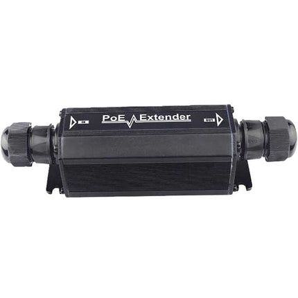 Network Technologies Extensor PoE GbE Impermeable 328 Pies IP66 Compacto Montaje Pared