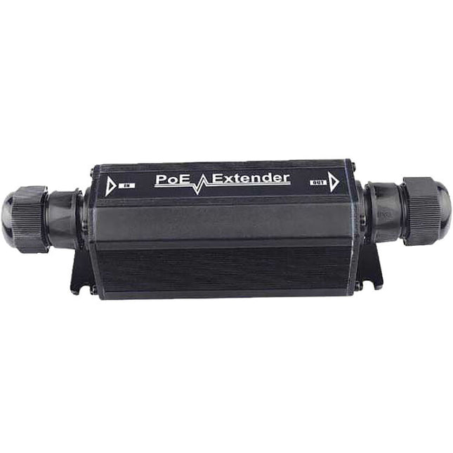 Network Technologies Extensor PoE GbE Impermeable 328 Pies IP66 Compacto Montaje Pared