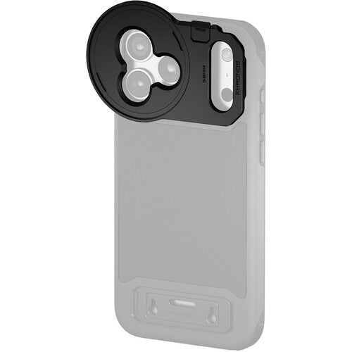 Tilta Khronos Porta Filtros 58mm para iPhone 17 Pro Max Negro Magnético Rápido