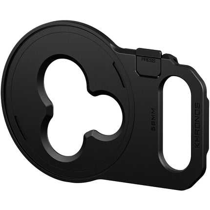 Tilta Khronos Porta Filtros 58mm para iPhone 17 Pro Max Negro Magnético Rápido