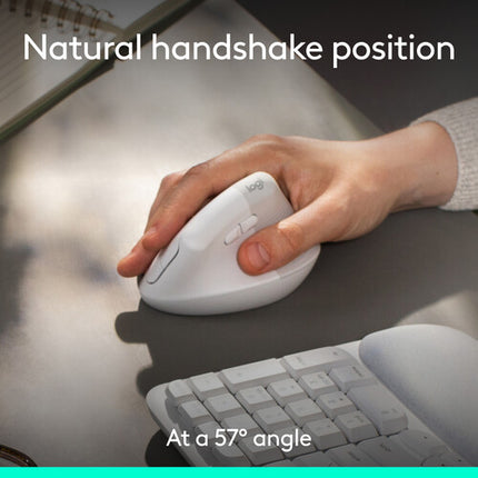 Logitech Wave Keys y Lift Combo Teclado y Ratón Ergonómicos Inalámbricos 2400 GHz 4000 dpi