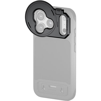 Tilta Khronos Bandeja de Filtros 58mm para iPhone 17 Pro Gris con Conexión Magnética