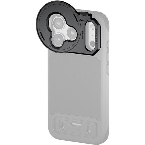 Tilta Khronos Bandeja de Filtros 58mm para iPhone 17 Pro Gris con Conexión Magnética