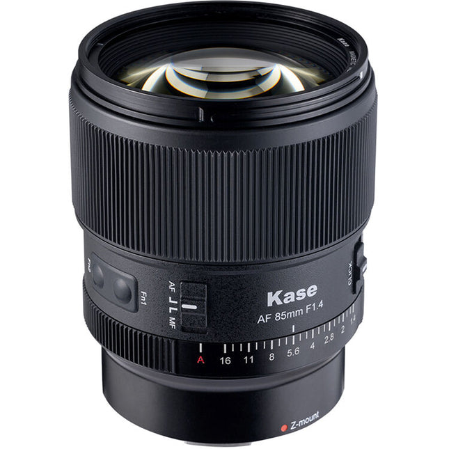 Kase 85mm f/1.4 AF Objetivo para Nikon Z Apertura Rápida 85mm Distancia Mínima 27.6'
