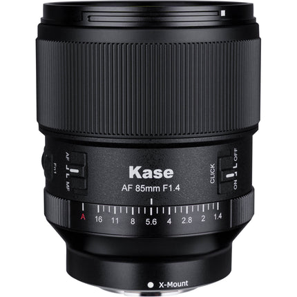 Kase 85mm f1.4 AF Lente para FUJIFILM X Apertura rápida 27.6cm enfoque mínimo con estuche protector