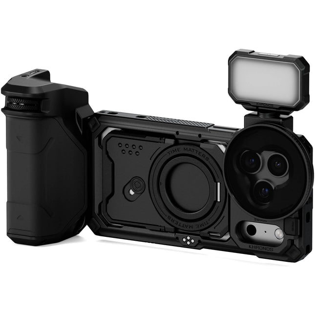 Tilta Khronos iPhone 17 Pro Kit de Snap Callejero con Filtro Polarizador 58mm y Luz LED Mini