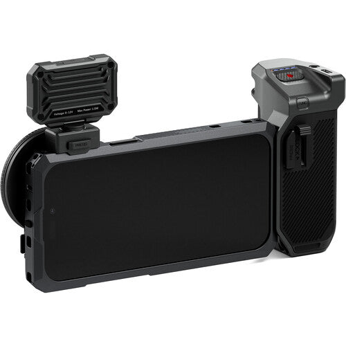 Tilta Khronos Kit Street Snap para iPhone 17 Pro Space Gray con Mini LED y Filtro Polarizador 58mm