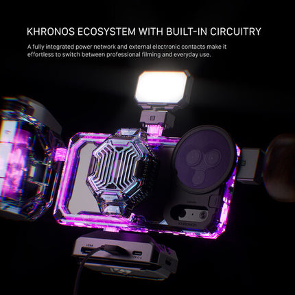 Tilta Khronos iPhone 17 Pro Kit completo con sistema de enfriamiento y filtro polarizador 58mm