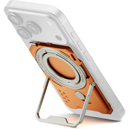 Tilta Khronos Placa Magnética Multifuncional para iPhone 17 Pro Soporte Kickstand Mejorado Color Naranja