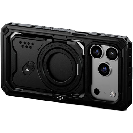 Tilta Khronos Funda iPhone 17 Pro Negra con Sistema Back Plate 3+3 y Protección Rugged