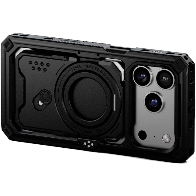 Tilta Khronos Funda iPhone 17 Pro Negra con Sistema Back Plate 3+3 y Protección Rugged