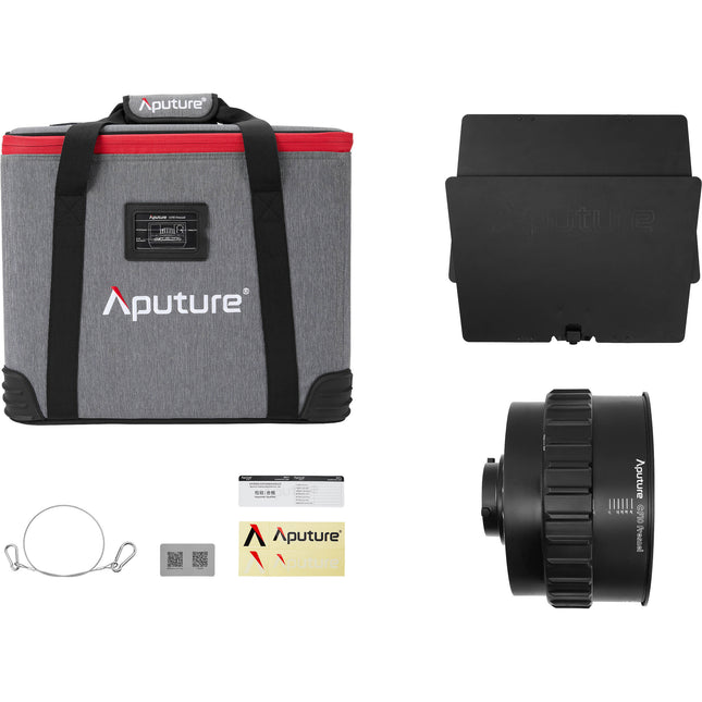 Aputure CF10 Fresnel y Barndoors Kit Fresnel compacto con 15 a 40° y bolsa suave