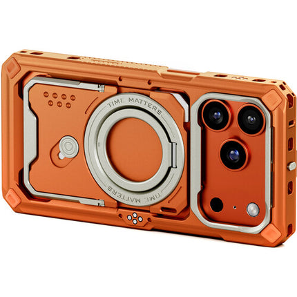 Funda Tilta Khronos iPhone 17 Pro Naranja Protección 3+3 Back Plate