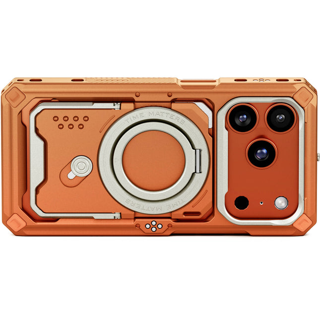 Funda Tilta Khronos iPhone 17 Pro Naranja Protección 3+3 Back Plate