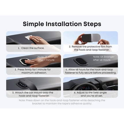 Anker Nano Soporte Magnético para Coche Compatible MagSafe 360° Rotación 45° Inclinación