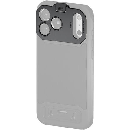 Adaptador de lente Tilta Khronos 17mm para iPhone 17 Pro Max gris espacial
