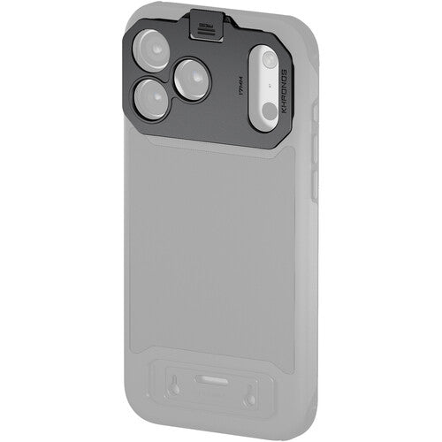 Adaptador de lente Tilta Khronos 17mm para iPhone 17 Pro Max gris espacial