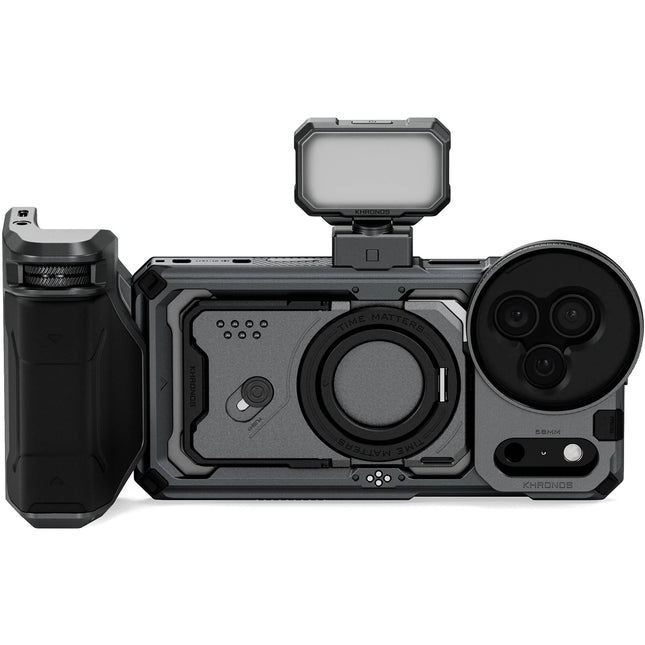 Tilta Khronos iPhone 17 Pro Max Kit Street Snap Filtro Polarizador 58mm Luz LED Mini