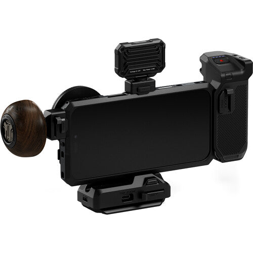 Tilta Khronos iPhone 17 Pro Max Kit Completo con Filtro Polarizador 58mm y Luz LED