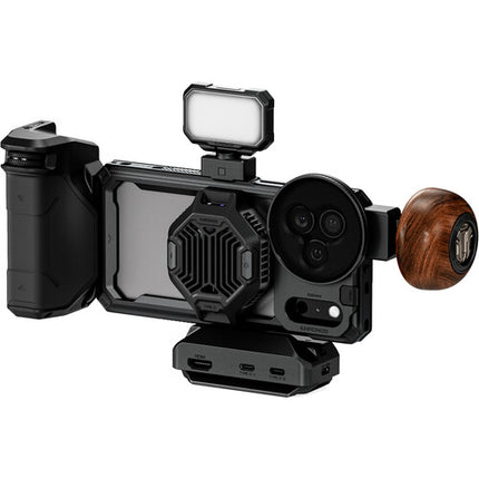 Tilta Khronos iPhone 17 Pro Max Kit Completo con Filtro Polarizador 58mm y Luz LED