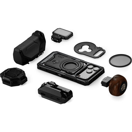 Tilta Khronos iPhone 17 Pro Max Kit Completo con Filtro Polarizador 58mm y Luz LED